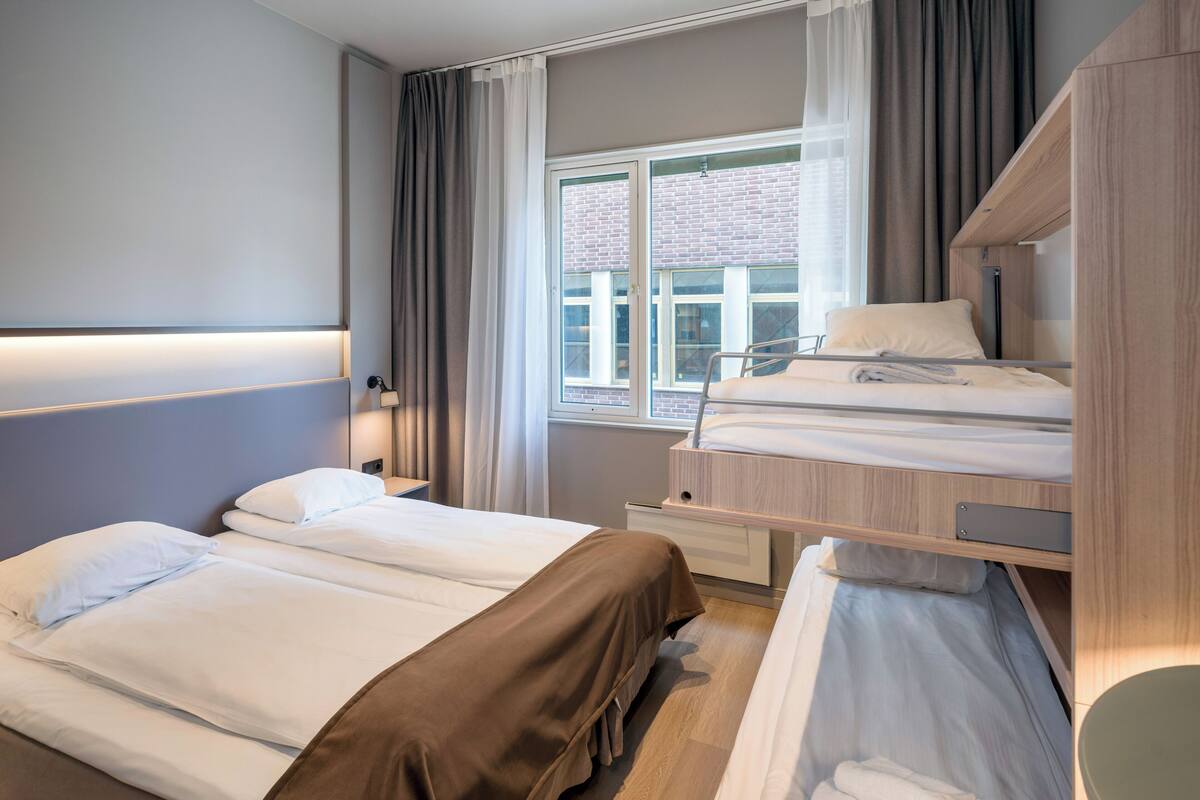 room, multiple beds, non smoking (family) | soundproofing, iron/ironing board, bed sheets