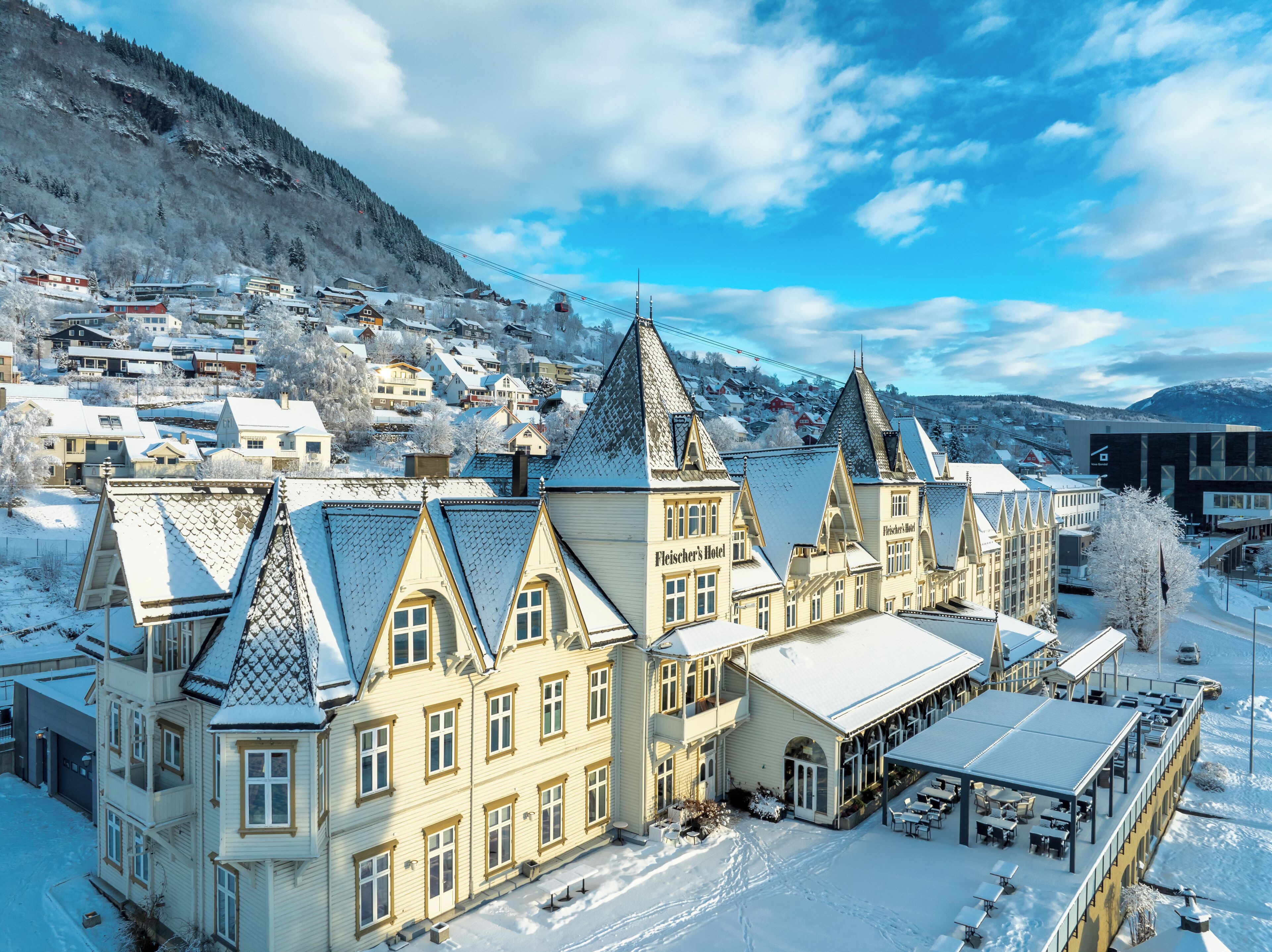 Façade de l’hébergement
