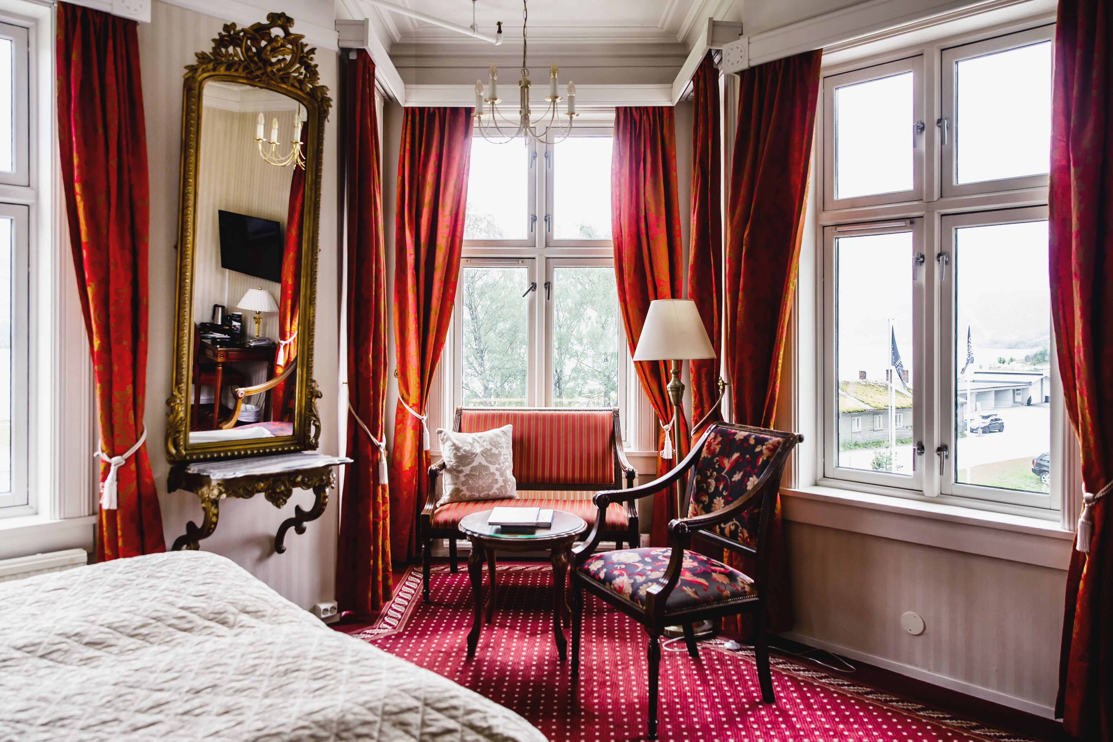 Pillow-top beds, desk, blackout curtains, iron/ironing board