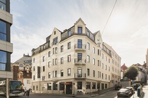 Fassade der Unterkunft