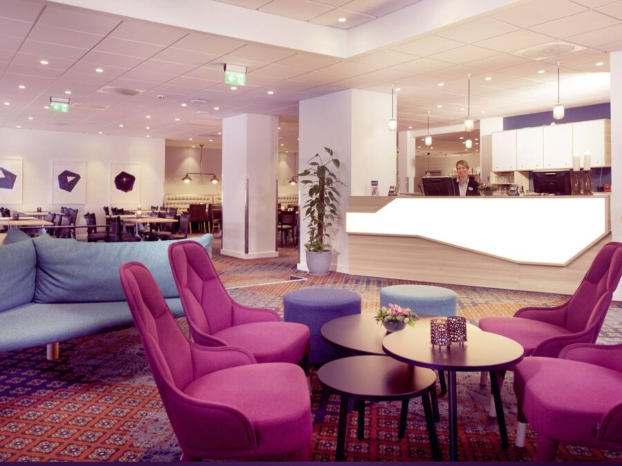 Sitteområde i lobbyen