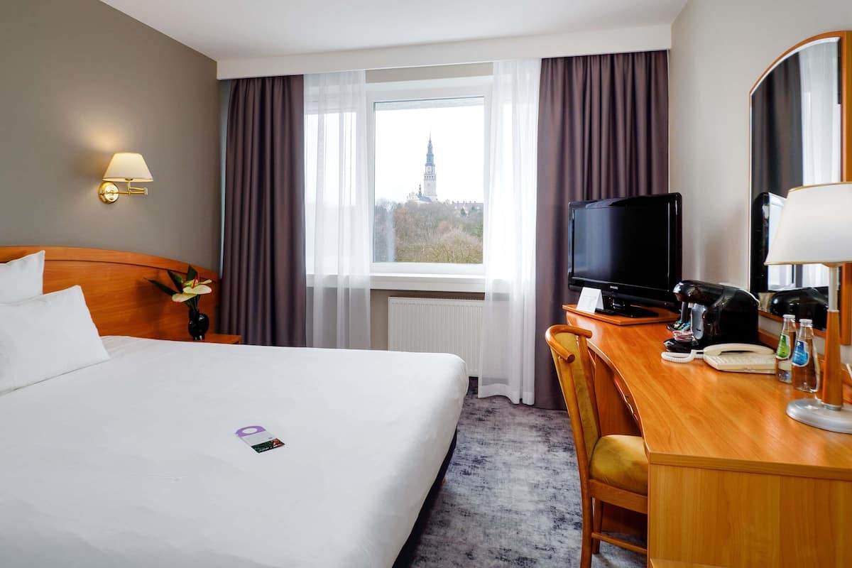 Chambre Supérieure, 1 lit double, vue parc