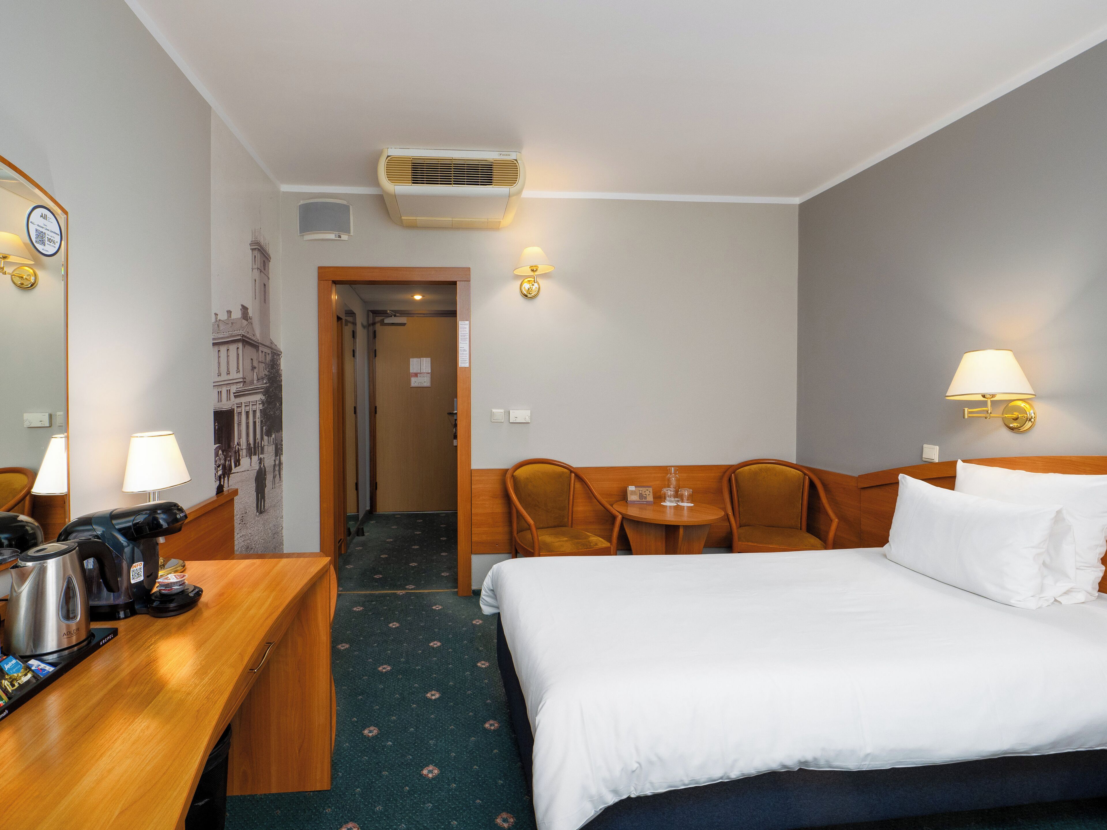 Minibar, desk, blackout drapes, rollaway beds