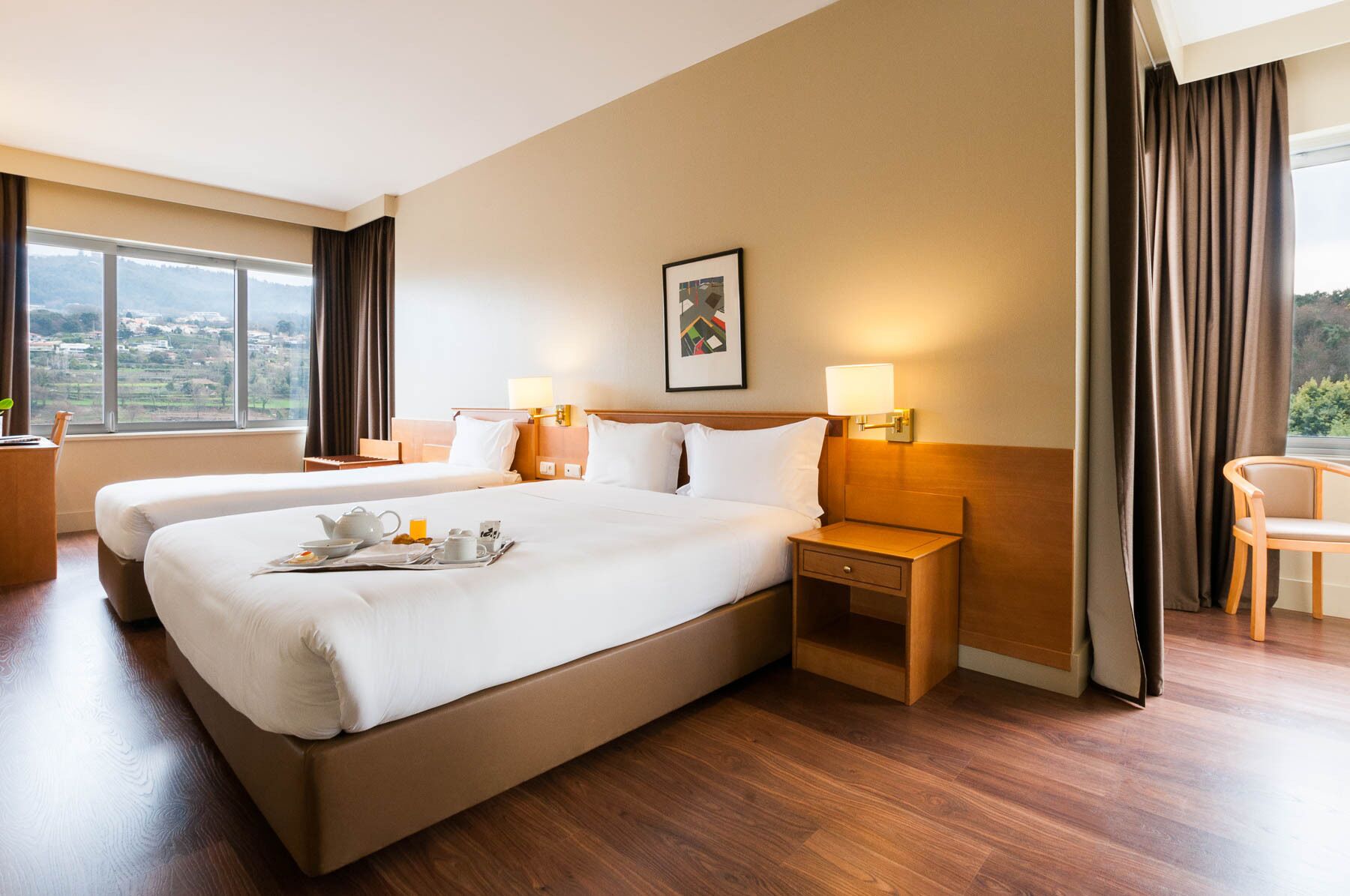 Minibar, in-room safe, desk, blackout curtains