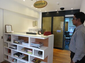 Interior entrance