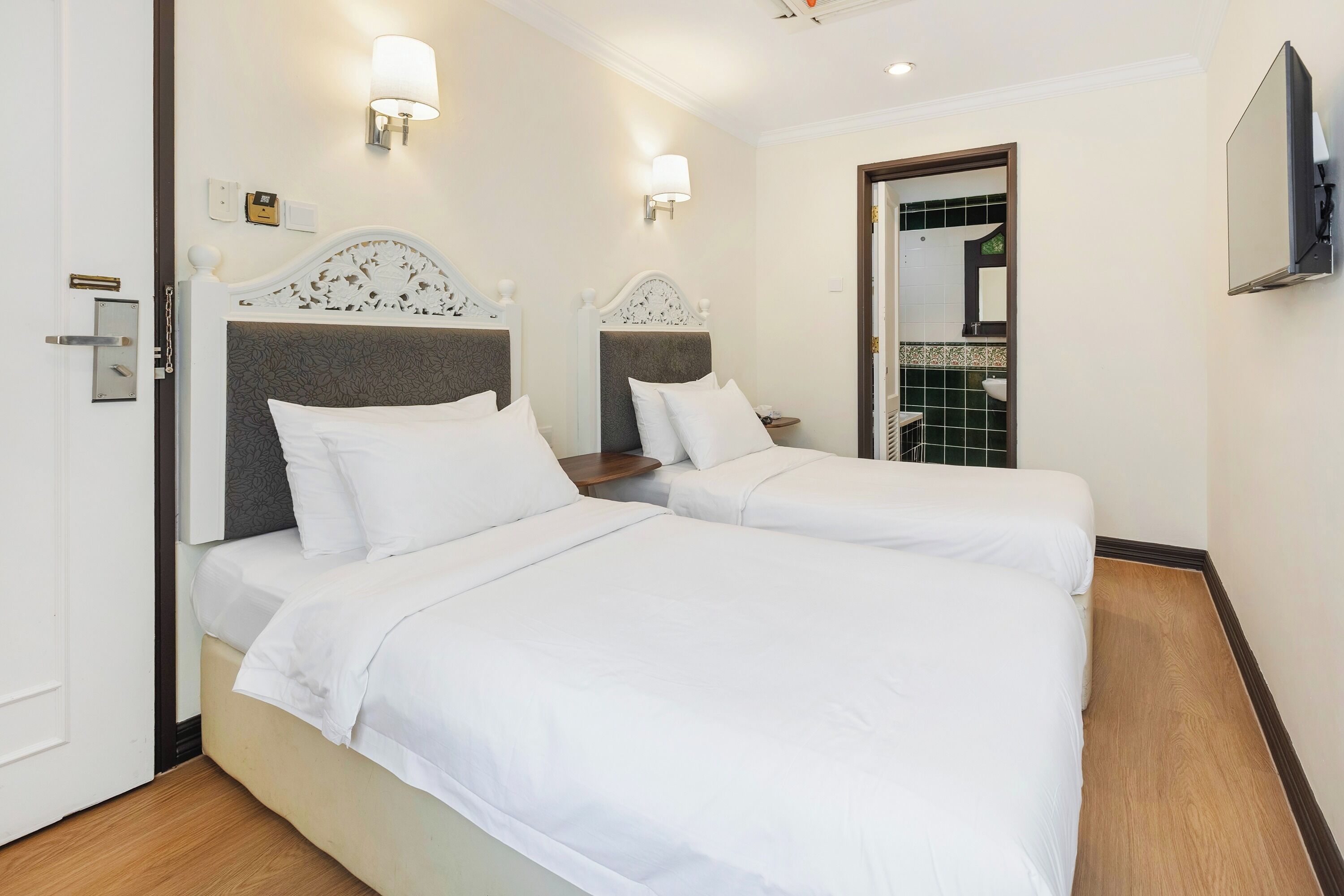 In-room safe, blackout curtains, iron/ironing board (on request)