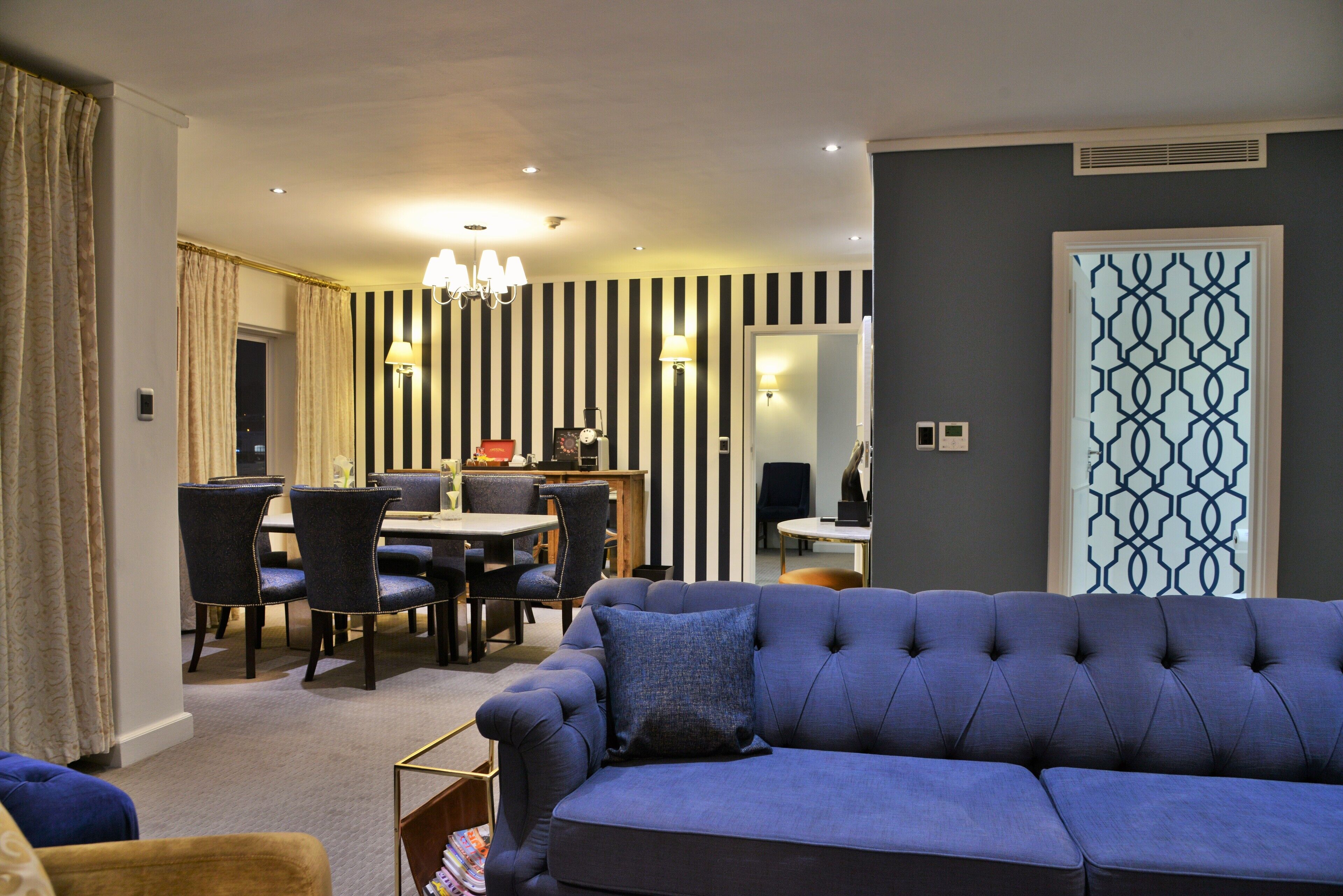 suite (imperial) | living area | 35-inch plasma tv with satellite channels, tv, pay films