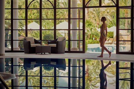 Sauna, hot tub, steam room, Turkish bath/hammam, body treatments. Sheraton Mallorca Arabella Golf Hotel