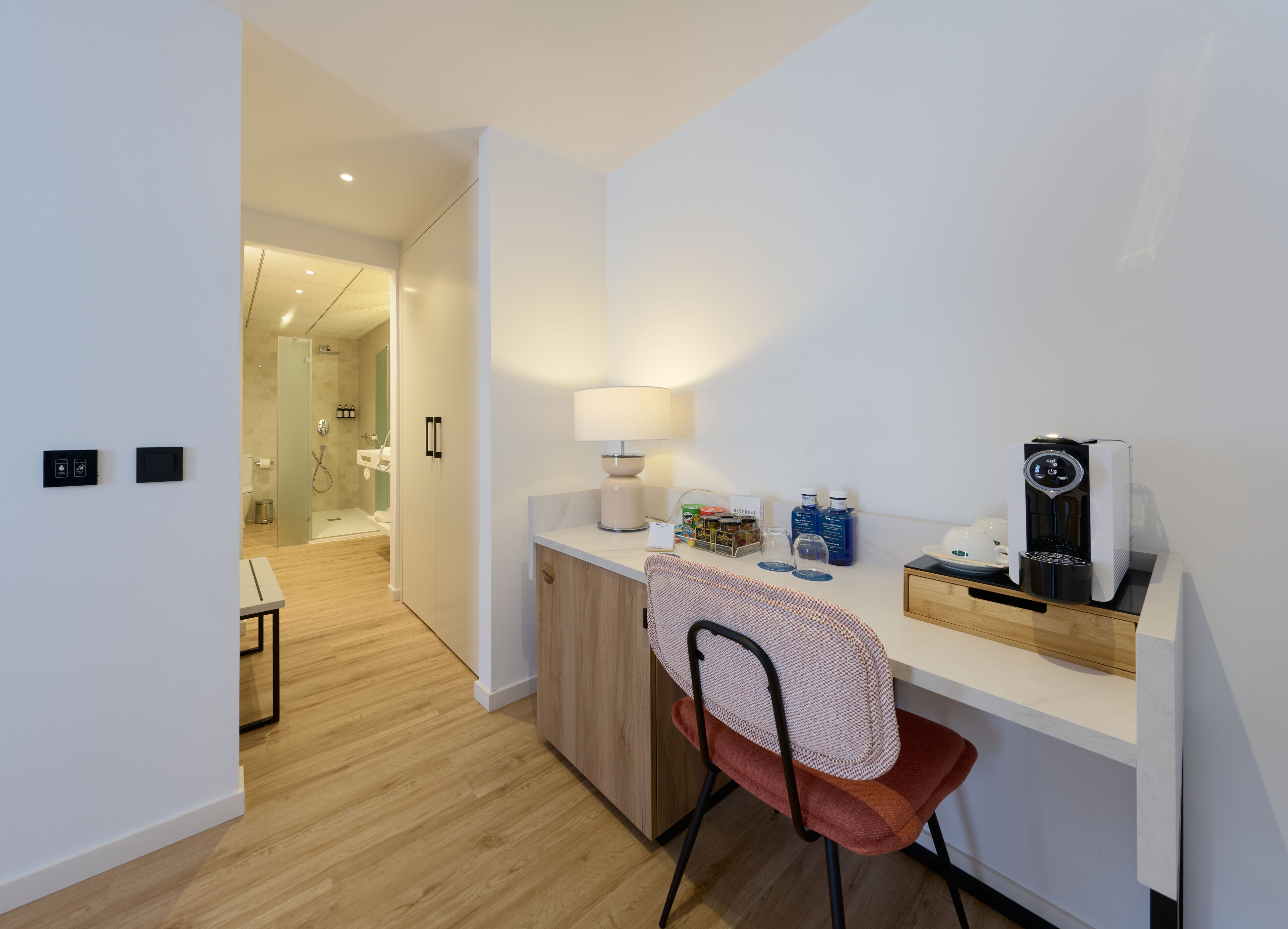 junior suite | living area | 45-inch tv with satellite channels