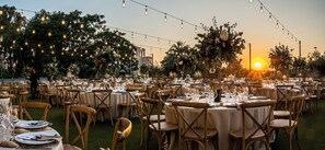 Área para banquetes al aire libre