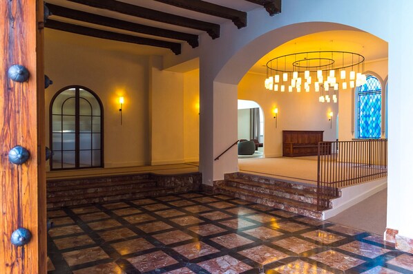 Interior entrance
