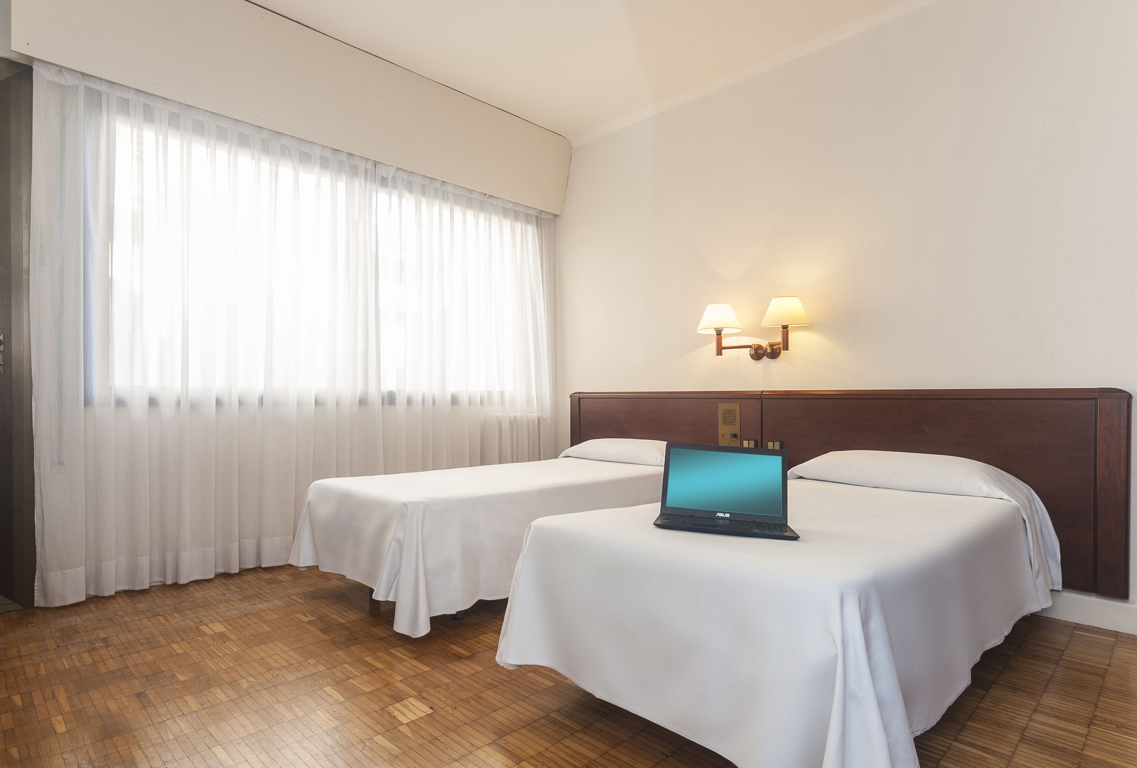 In-room safe, desk, laptop workspace, blackout drapes