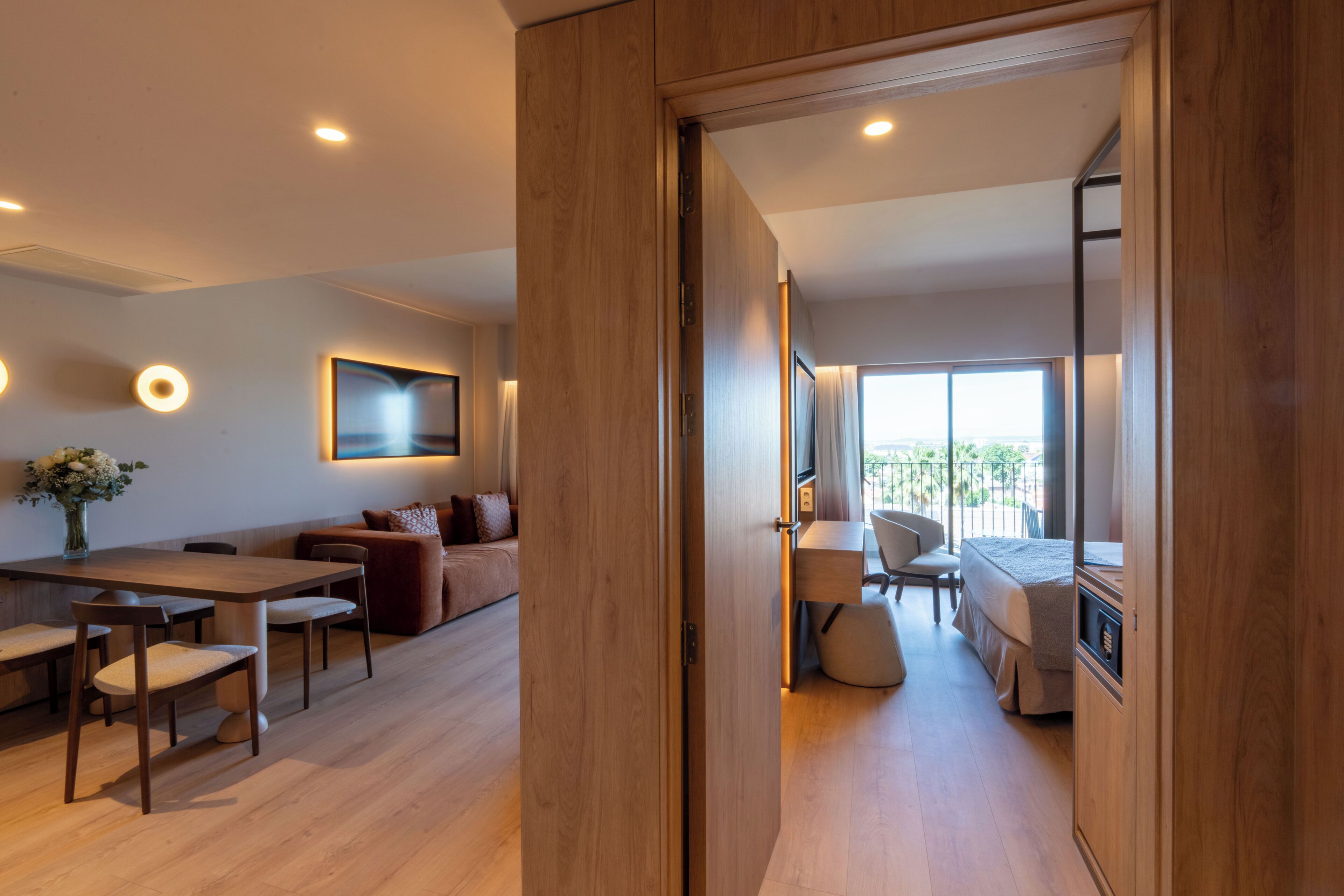 Junior Suite with Balcony - 1 Bed | In-room safe, desk, laptop workspace, blackout drapes