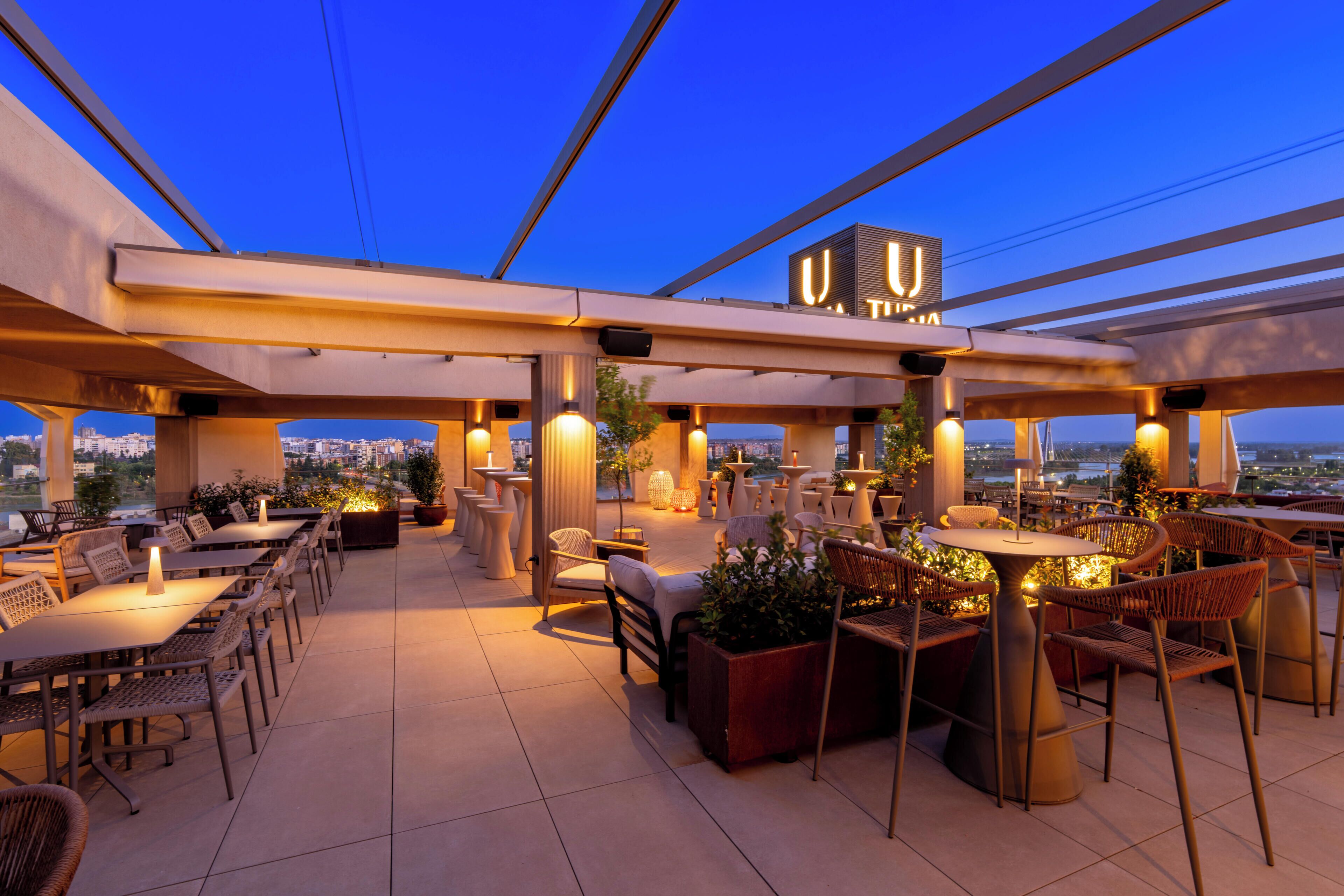 Terrasse sur le toit