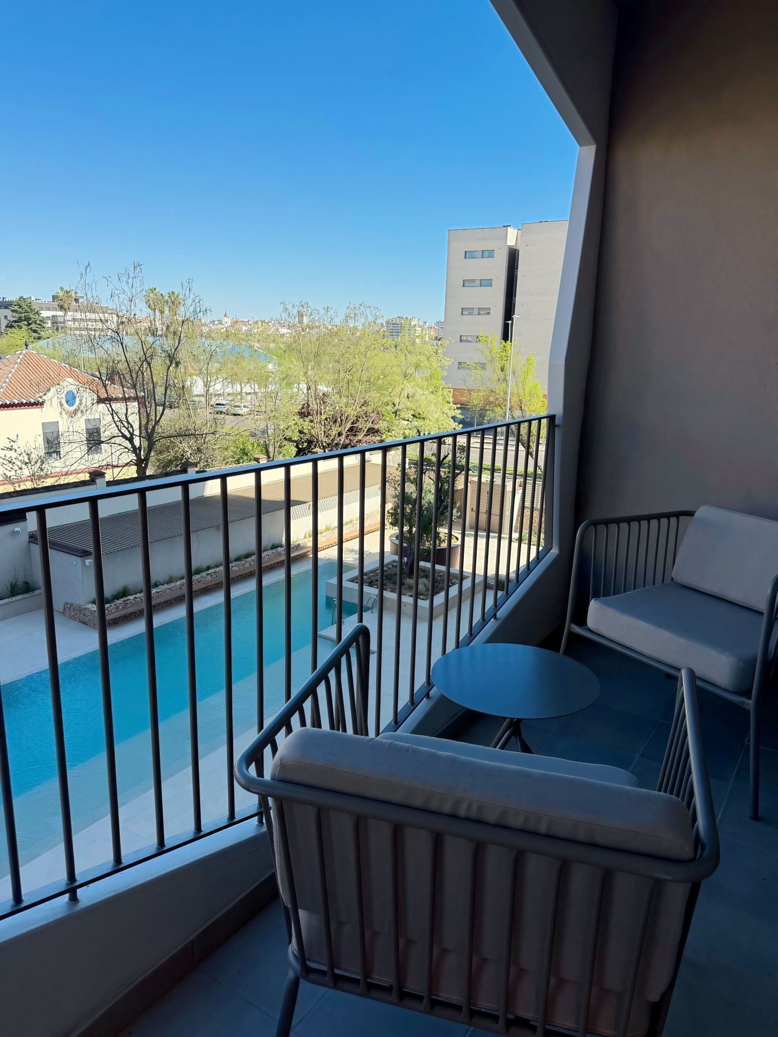 Vista des de l'habitació