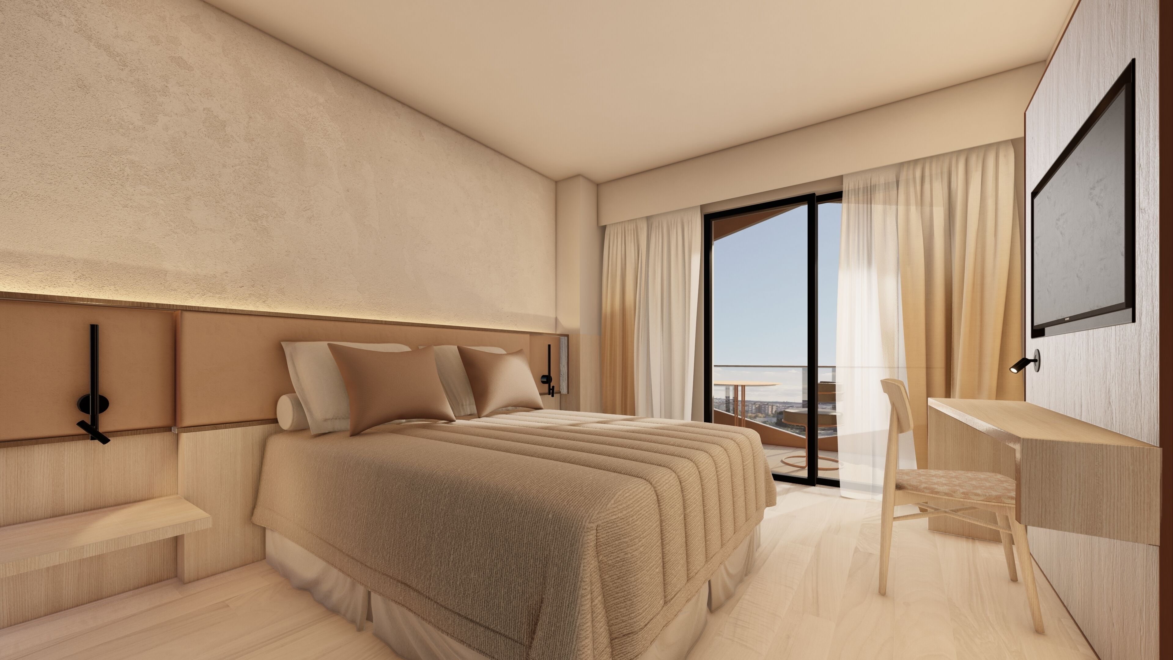 Suite with Balcony | Desk, laptop workspace, free WiFi, bed sheets