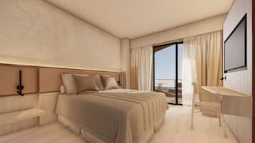 Suite with Balcony | Desk, laptop workspace, free WiFi, bed sheets