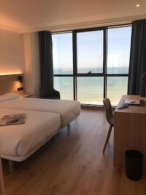 Standard-Zweibettzimmer, Strandblick | Ausblick vom Zimmer