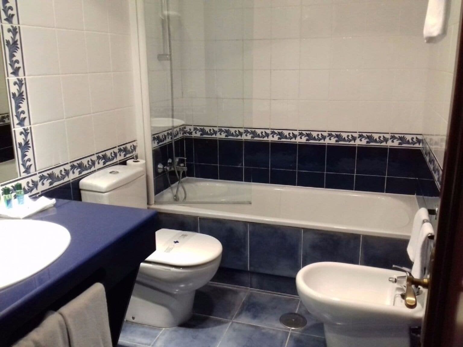 free toiletries, hair dryer, towels, soap