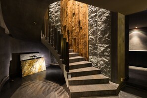 Espace de soins pour les couples, sauna, bain à remous, hammam