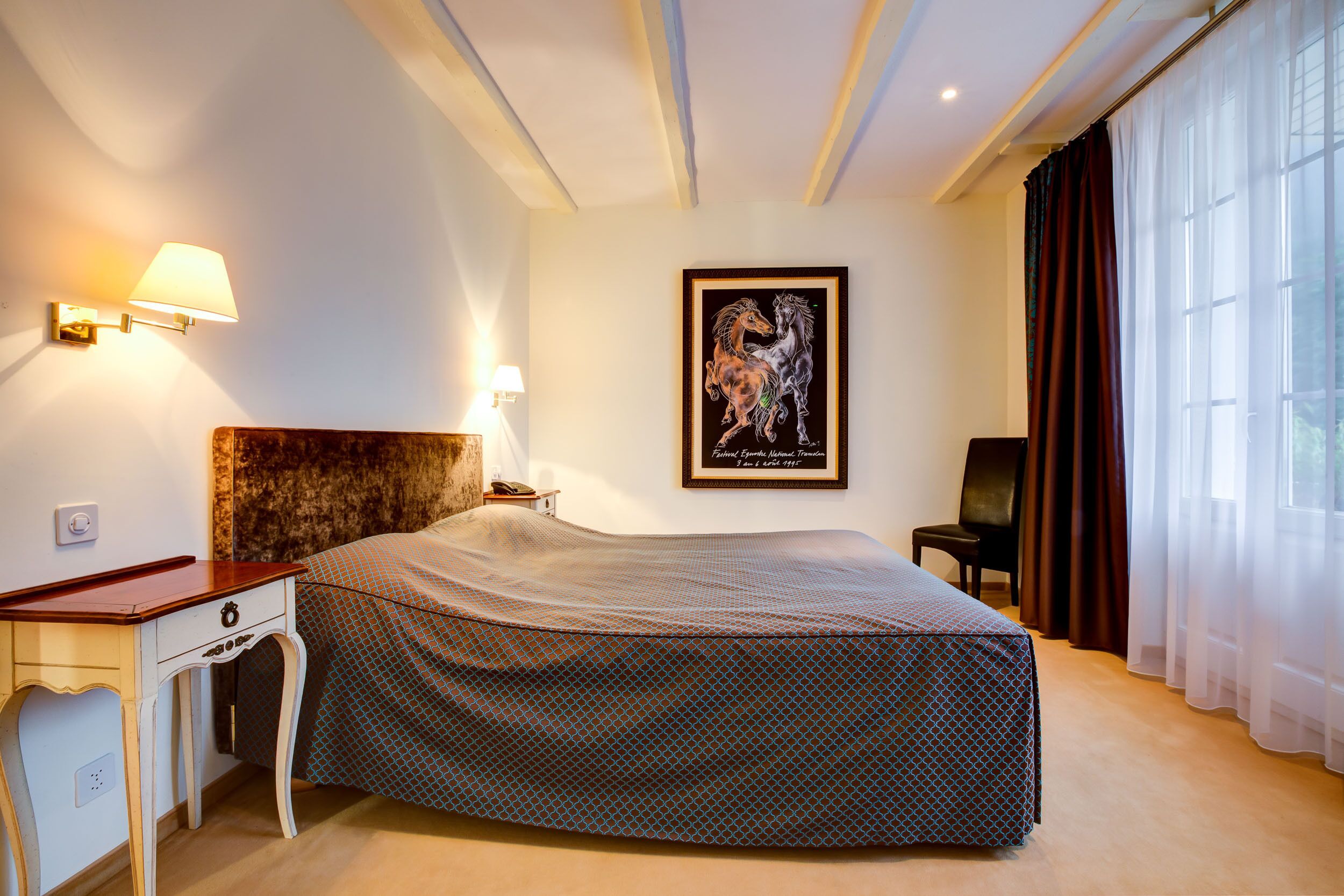 Roupas de cama premium, edredons de pluma, individualmente decorados