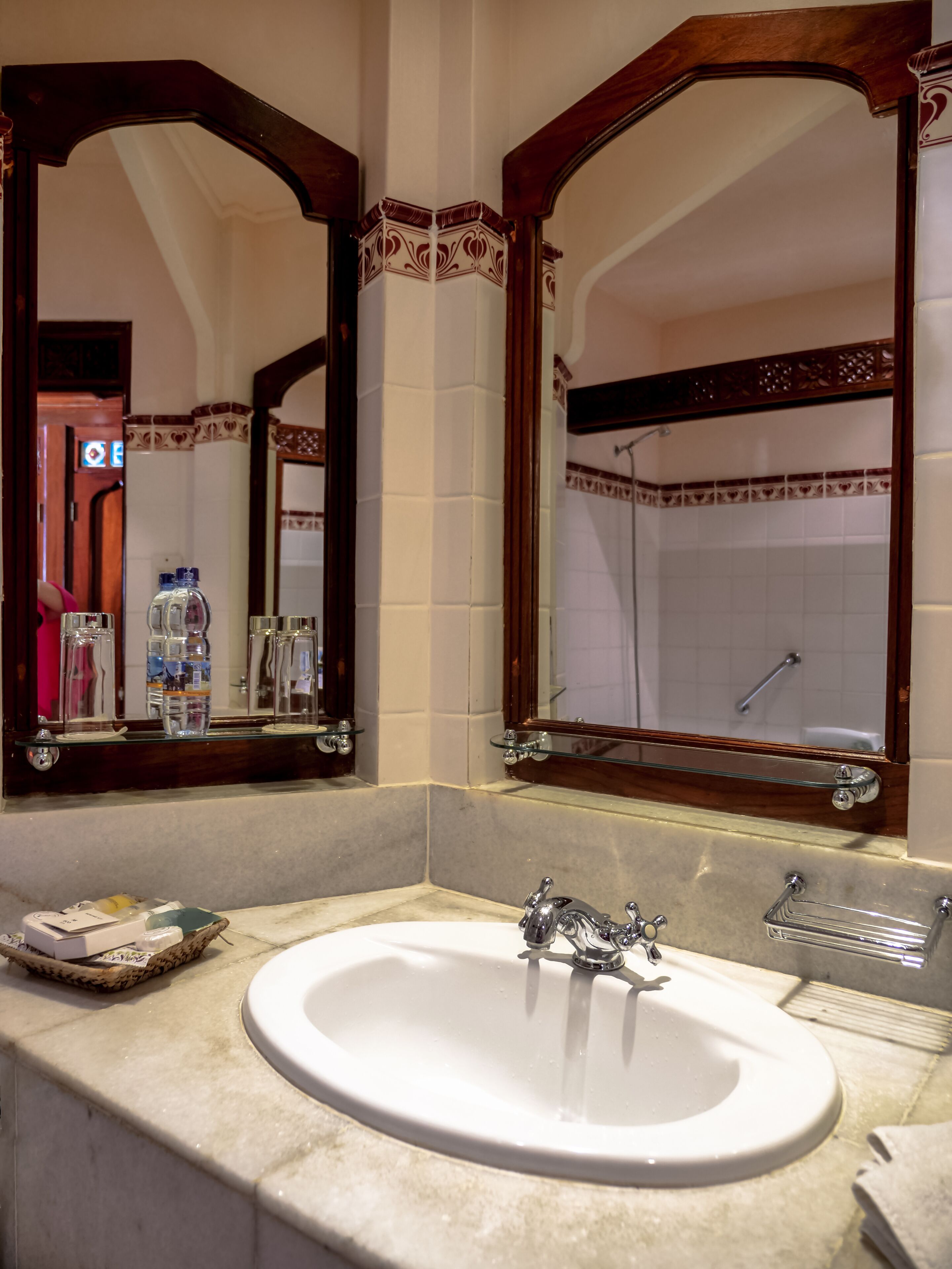 standard double room | bathroom | separate bathtub and shower, designer toiletries, hair dryer, bathrobes