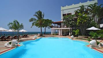 Piscina all'aperto, ombrelloni da piscina