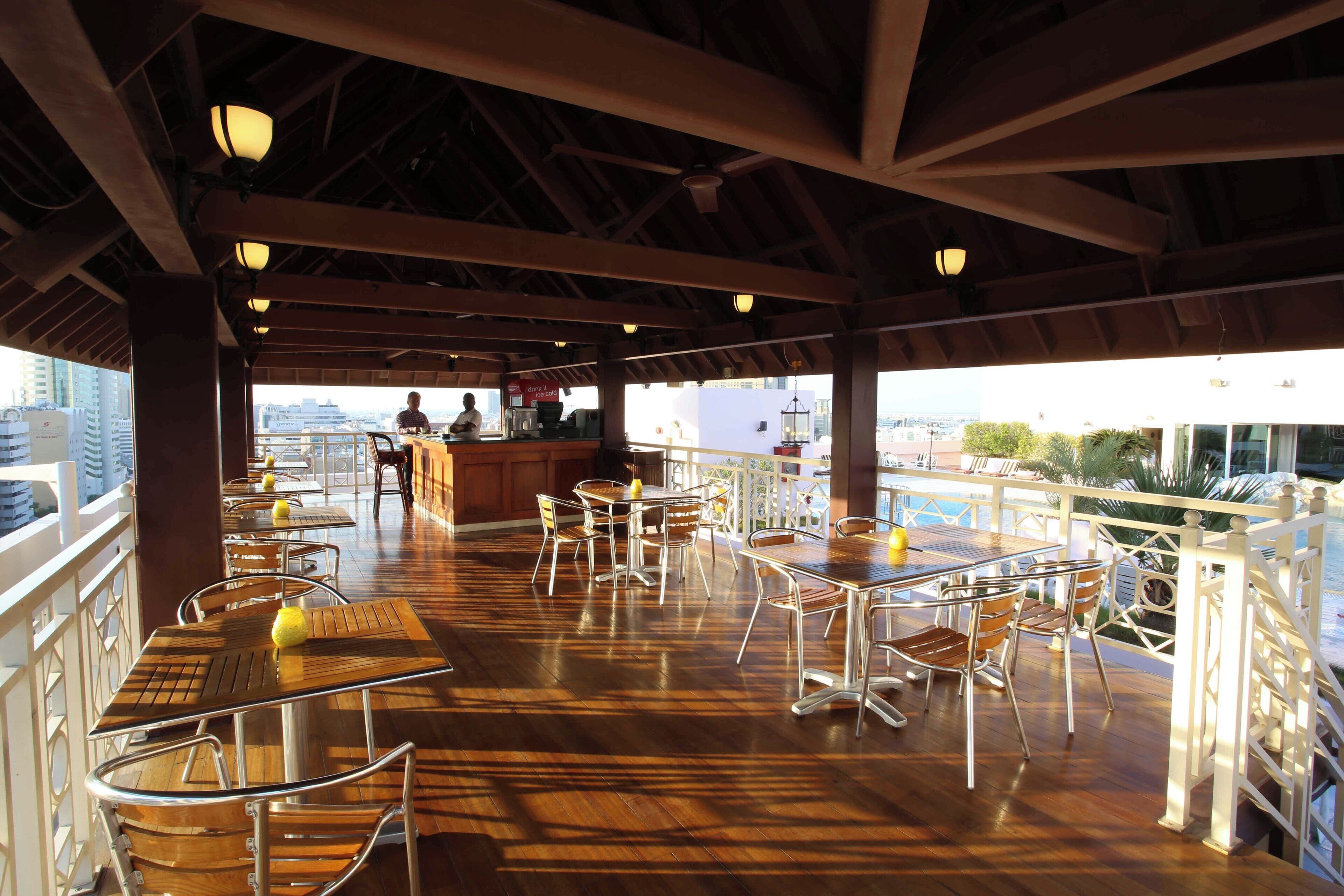 3 restaurants, breakfast, lunch, dinner served; middle eastern cuisine