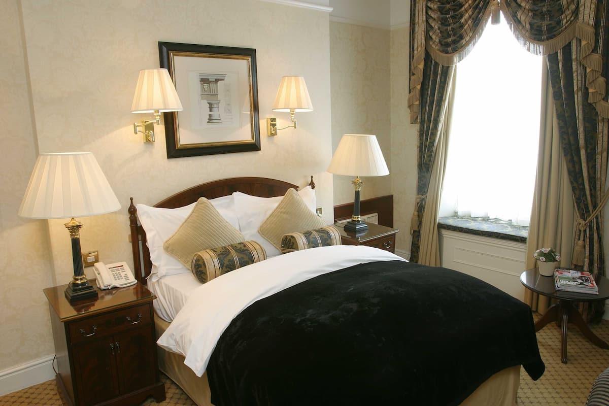 Premium bedding, individually furnished, blackout drapes, soundproofing