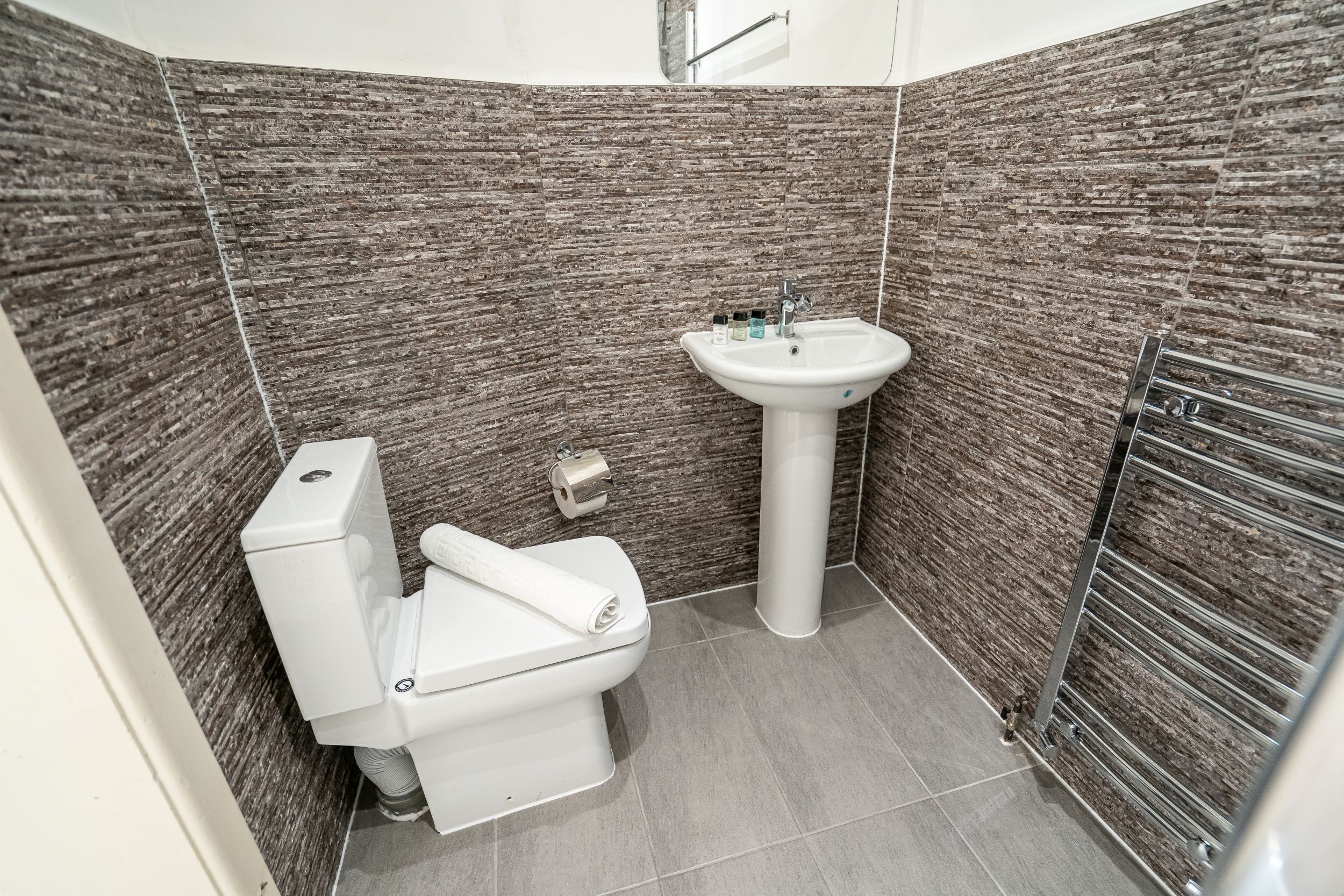 Deluxe-Doppelzimmer, mit Bad (Huntingdon ) | Badezimmer