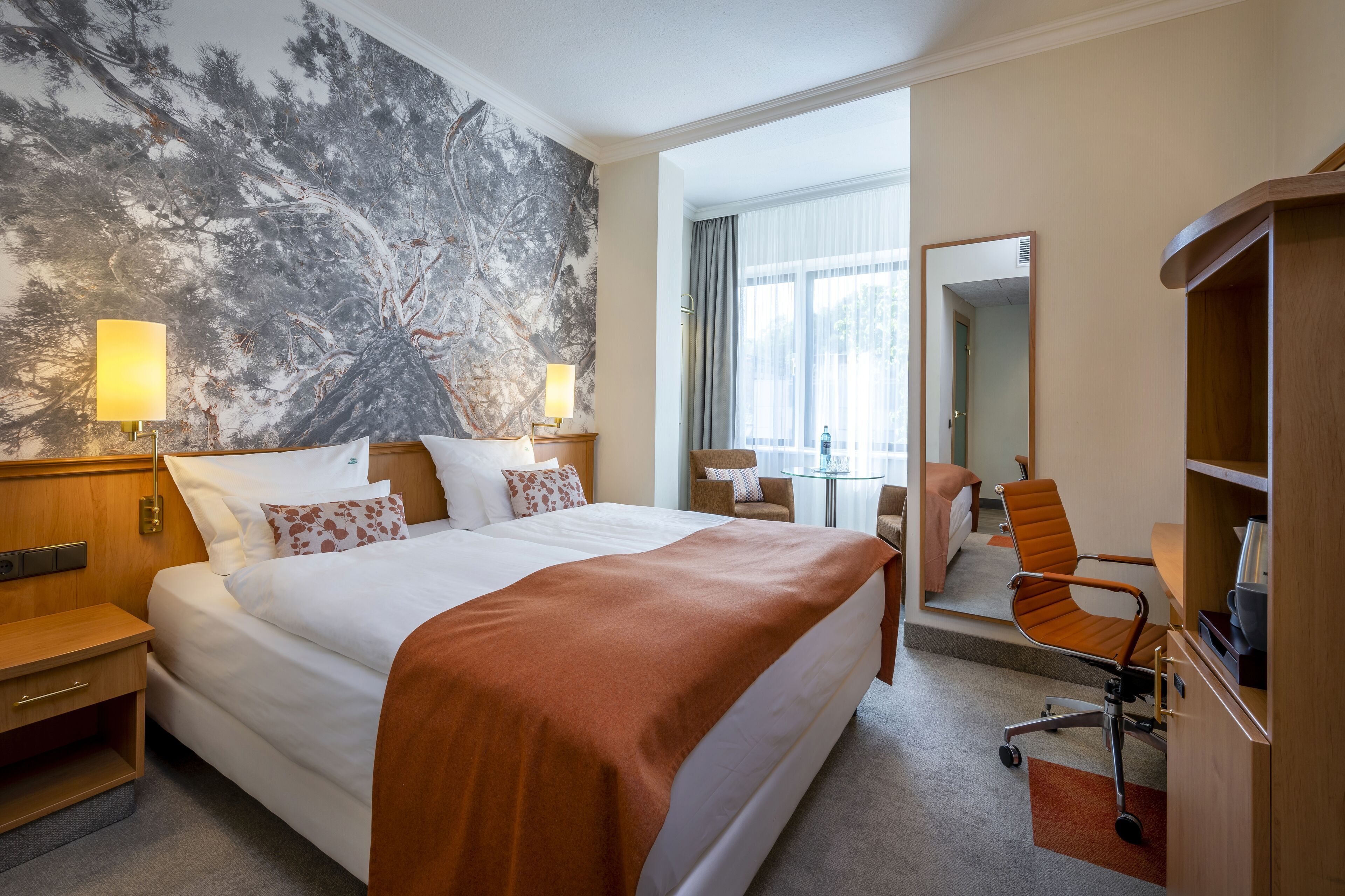 1 habitación, minibar, caja de seguridad en la habitación y escritorio 