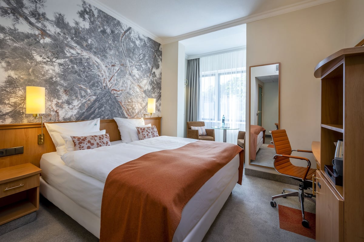 1 habitación, minibar, caja de seguridad en la habitación y escritorio