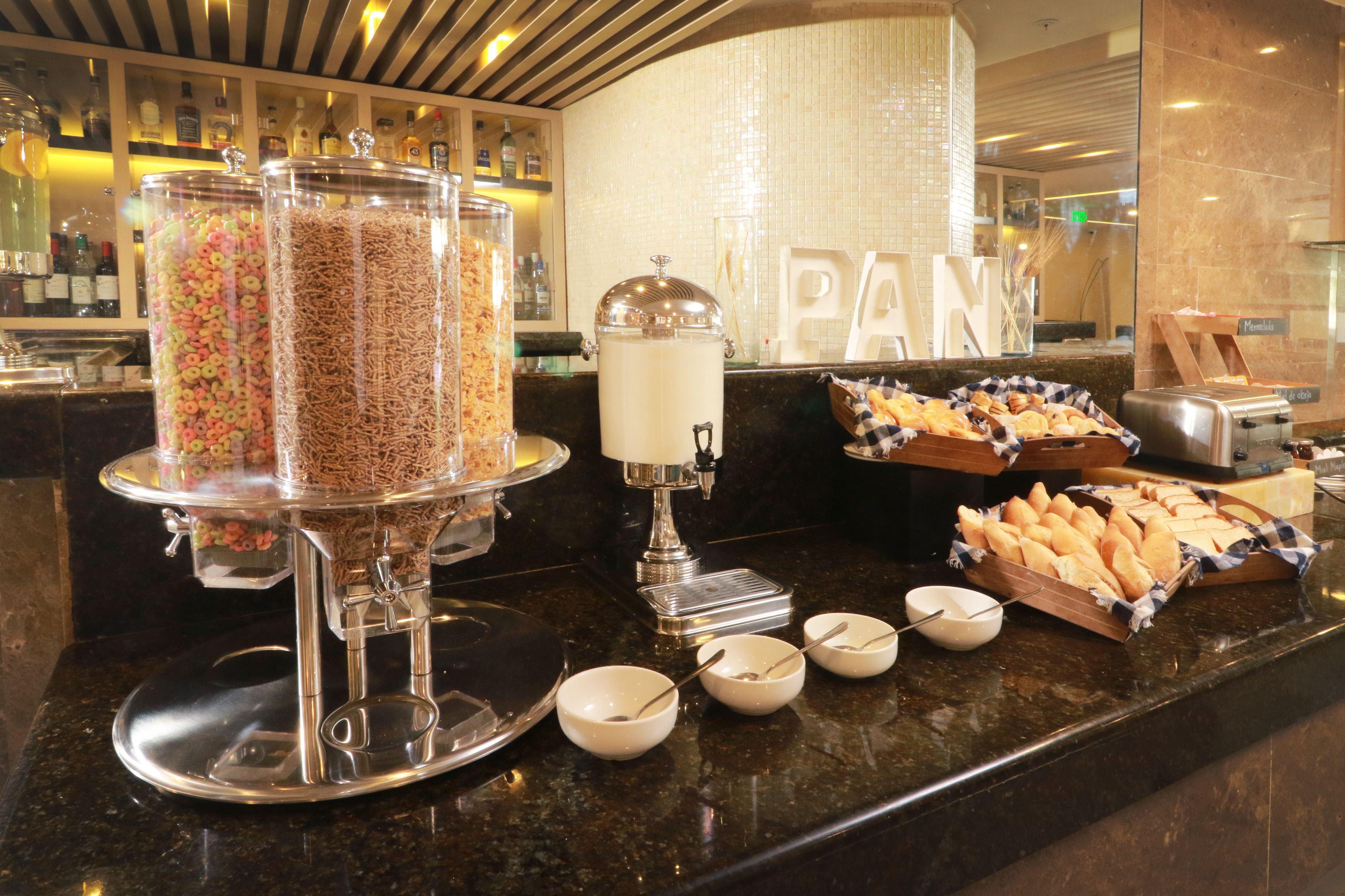 daily buffet breakfast (mxn 270.00 per person)