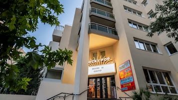 Voorkant van accommodatie