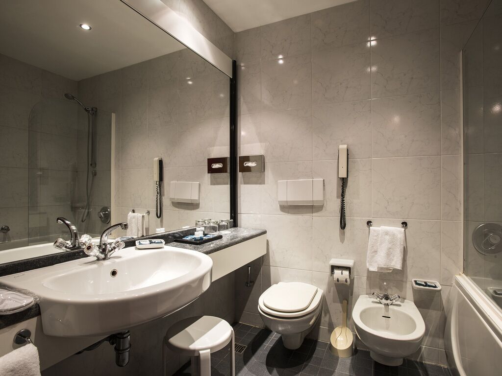Kostenlose Toilettenartikel, Haartrockner, Bidet, Handtücher