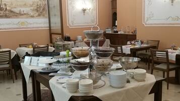 Daily buffet breakfast (EUR 12 per person)