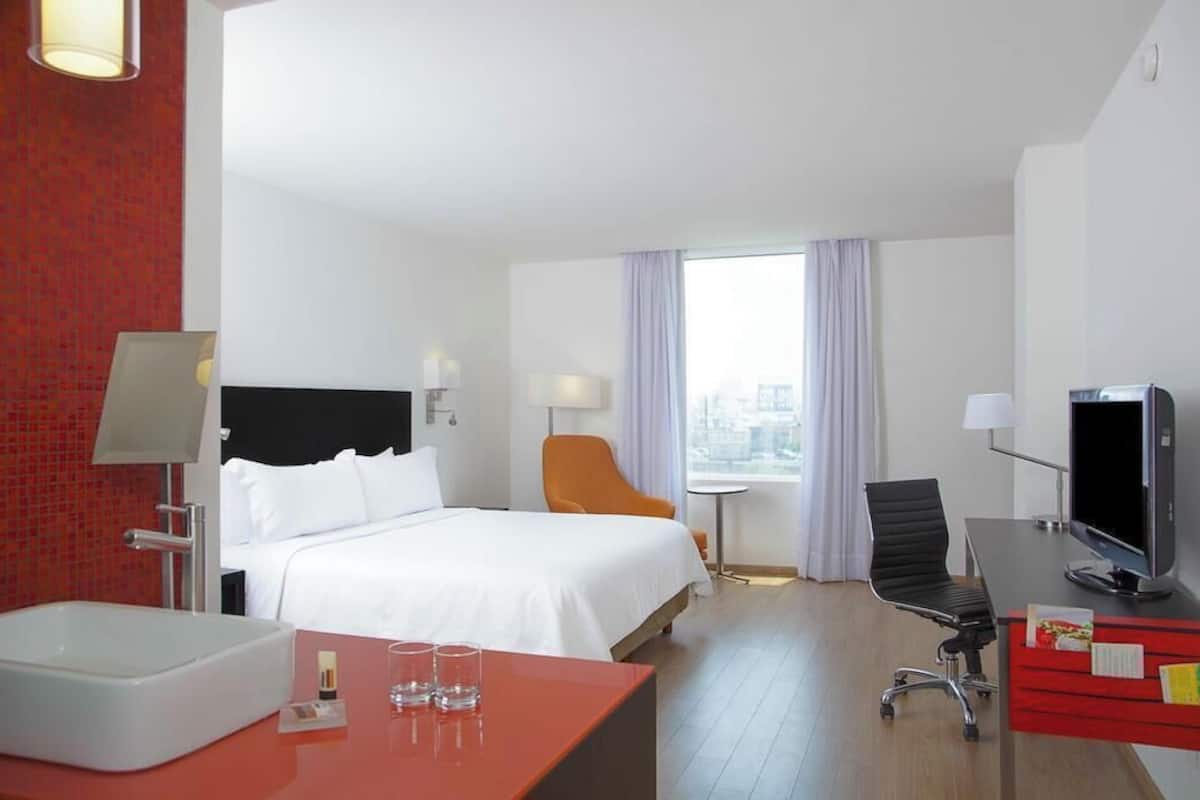 In-room safe, desk, iron/ironing board, free cribs/infant beds