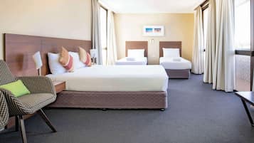 In-room safe, desk, laptop workspace, iron/ironing board