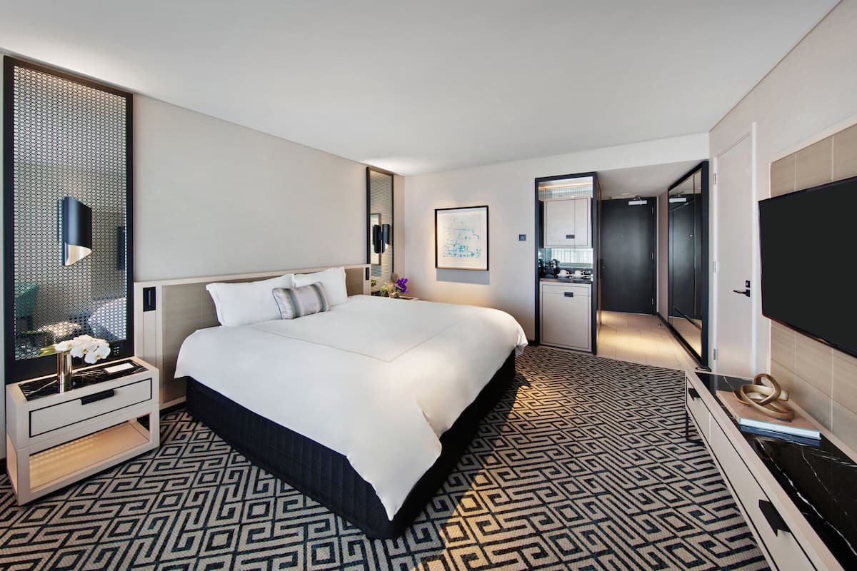 superior king room | premium bedding, down duvets, tempur-pedic beds, in-room safe