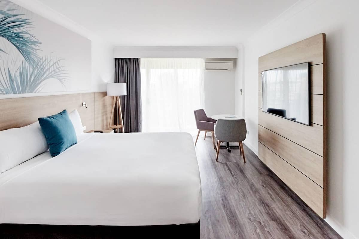 In-room safe, laptop workspace, iron/ironing board, cribs (free)