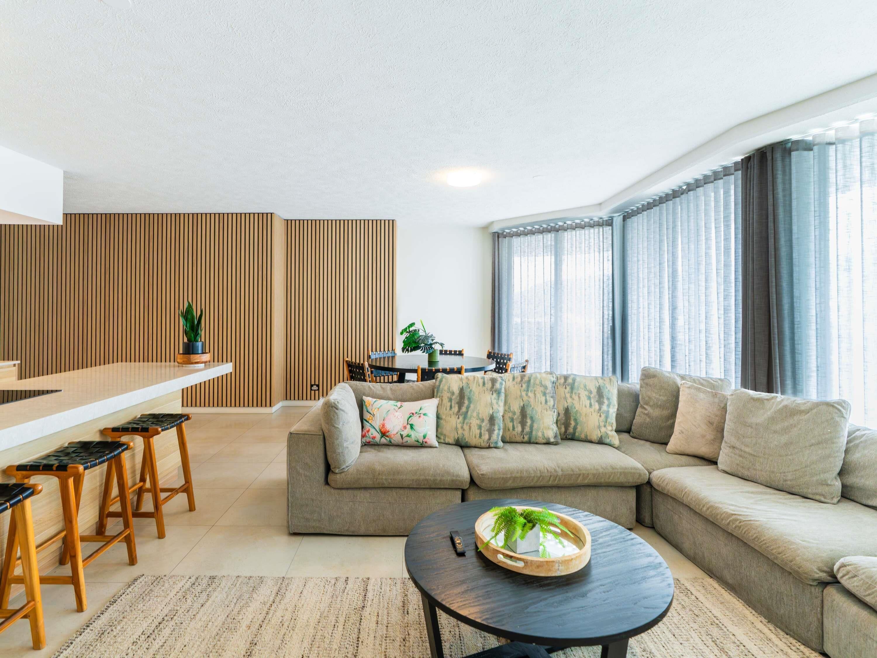 公寓, 3 间卧室 (Ocean) | 熨斗/熨衣板、婴儿床、收费 WiFi、床单