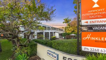 Front of property – evening/night