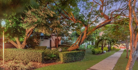 Detalhe da fachada. Airport International Hotel Brisbane
