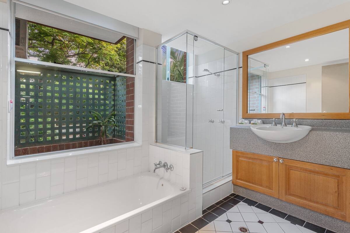 two bedroom apartment | bathroom | free toiletries, hair dryer, towels