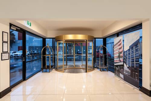 Interior entrance