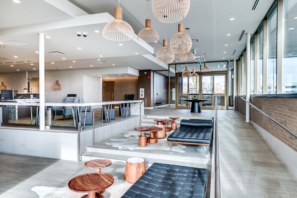 Sala de estar en el lobby