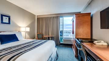 Premier Room, 1 Queen Bed | Blackout drapes, free WiFi, bed sheets