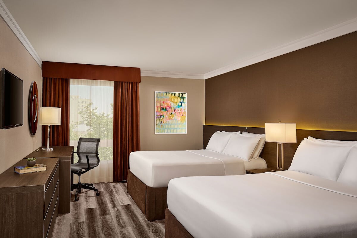Deluxe Room, 2 Double Beds | 1 bedroom, premium bedding, pillowtop beds, desk