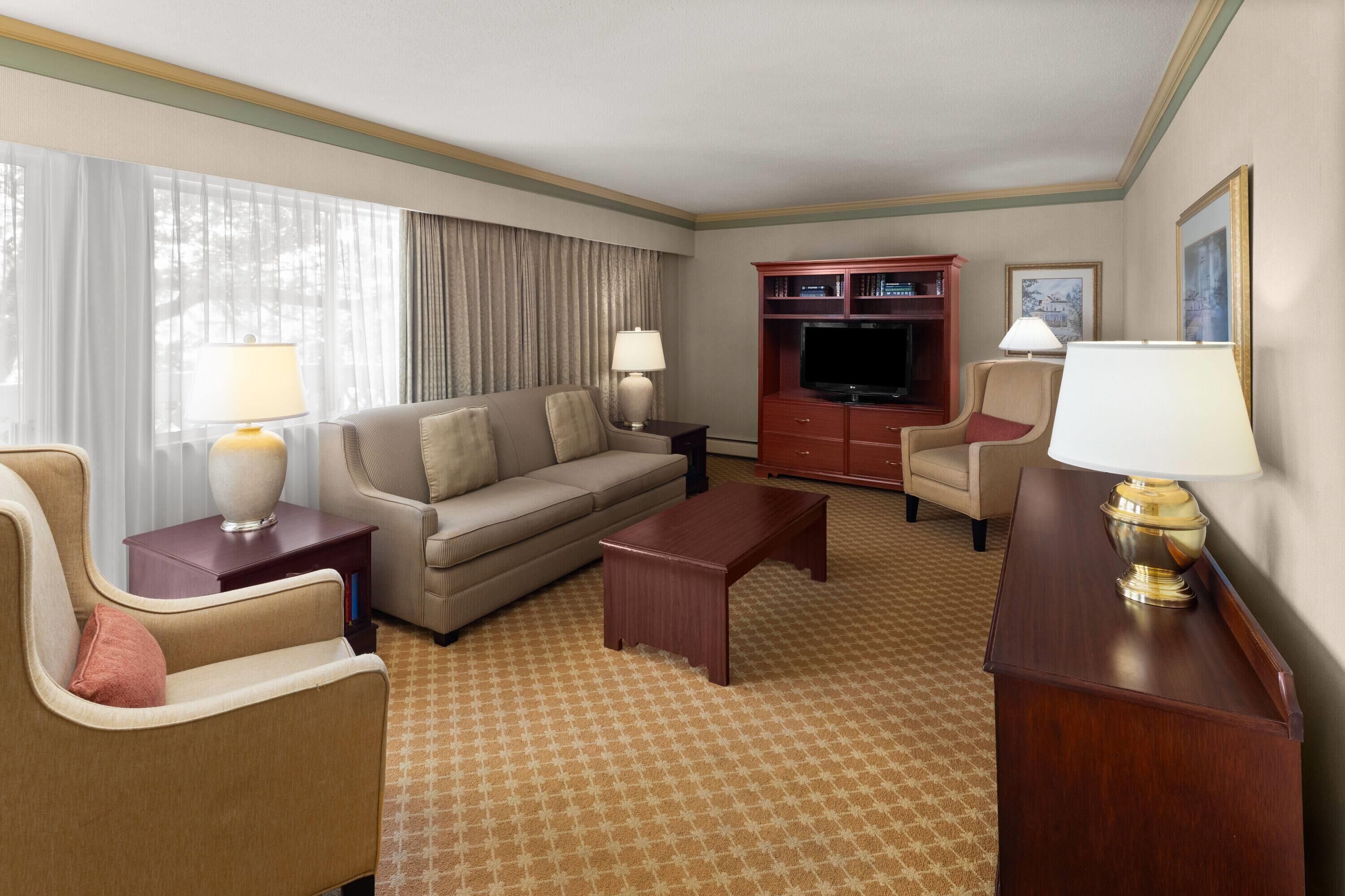 Pillowtop beds, in-room safe, blackout drapes, iron/ironing board