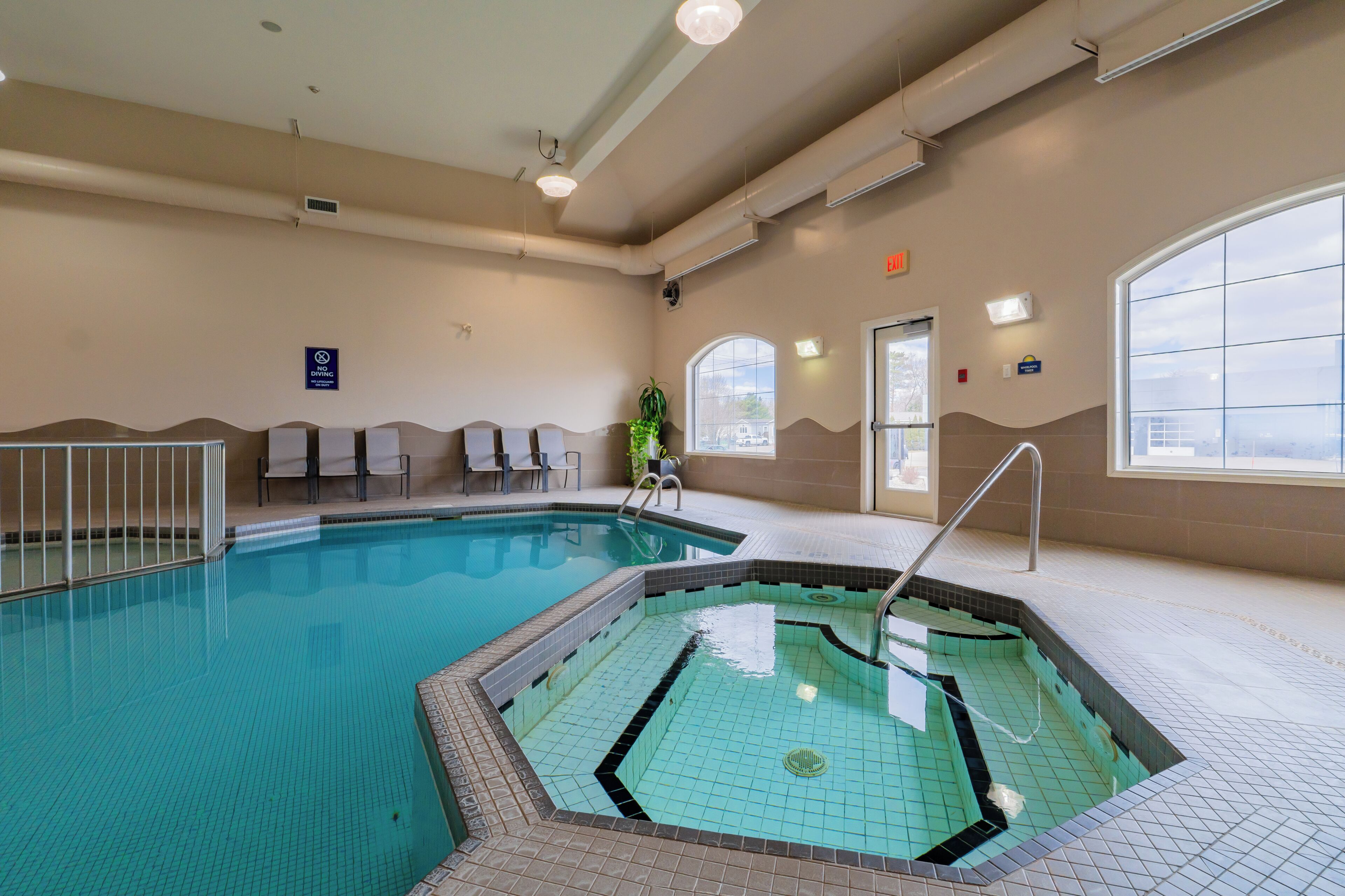 Una piscina techada
